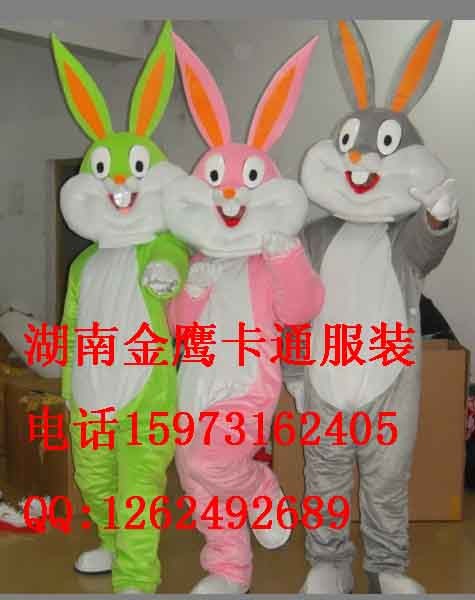 供应出售湖南金鹰卡通服装，人偶服装兔八哥一家